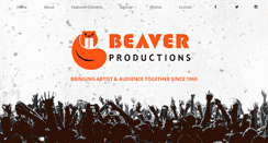 Desktop Screenshot of beaverproductions.com