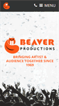Mobile Screenshot of beaverproductions.com